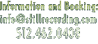 Contact: info@stillrecording.com | 512.462.0408